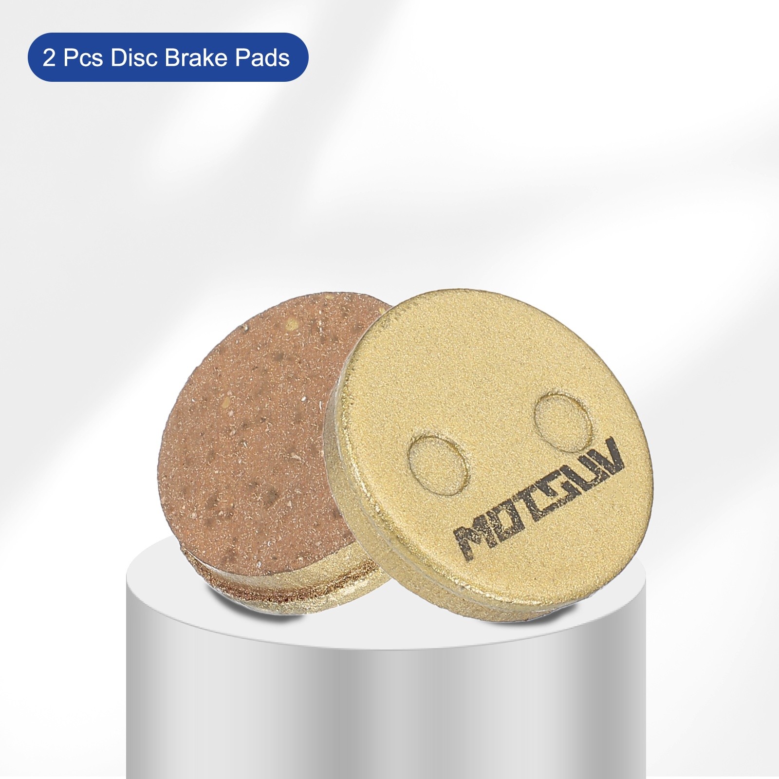 2set brake pads 2.1×2.1cm for bicycle, gold