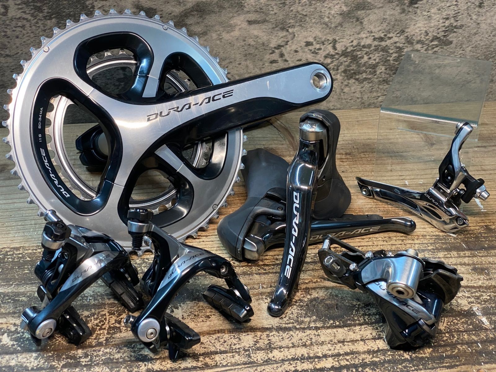 Shimano Dura-Ace 9000 Groupset 2×11 FC-9000 ST-9001 RD FD BR Road Bike Set Used