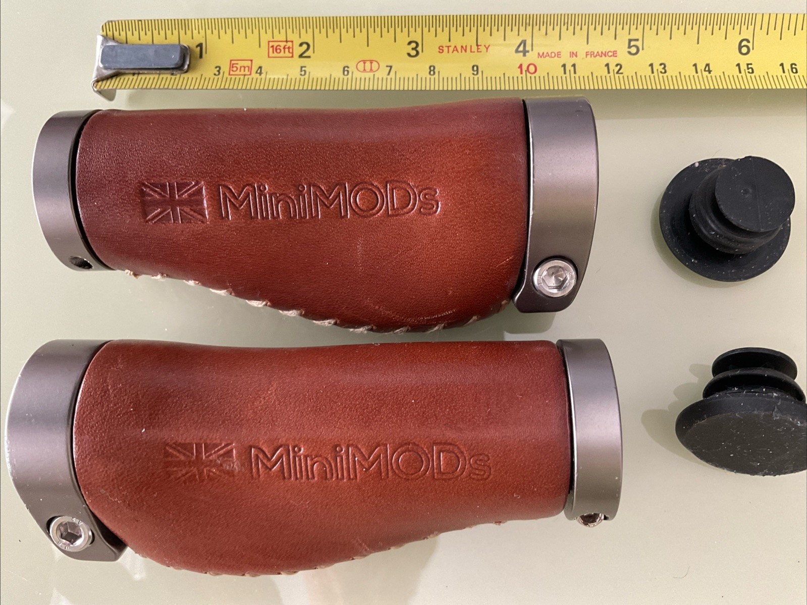 Mini Mods Brompton Leather Grips – Free Mainland Shipping