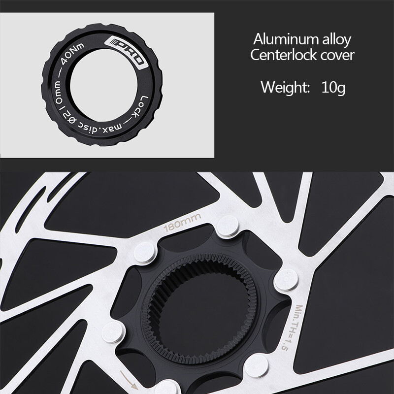 MTB Bike Centerlock Rotor Disc Brake 140/160/180/203mm Center Lock IS/PM Adapter
