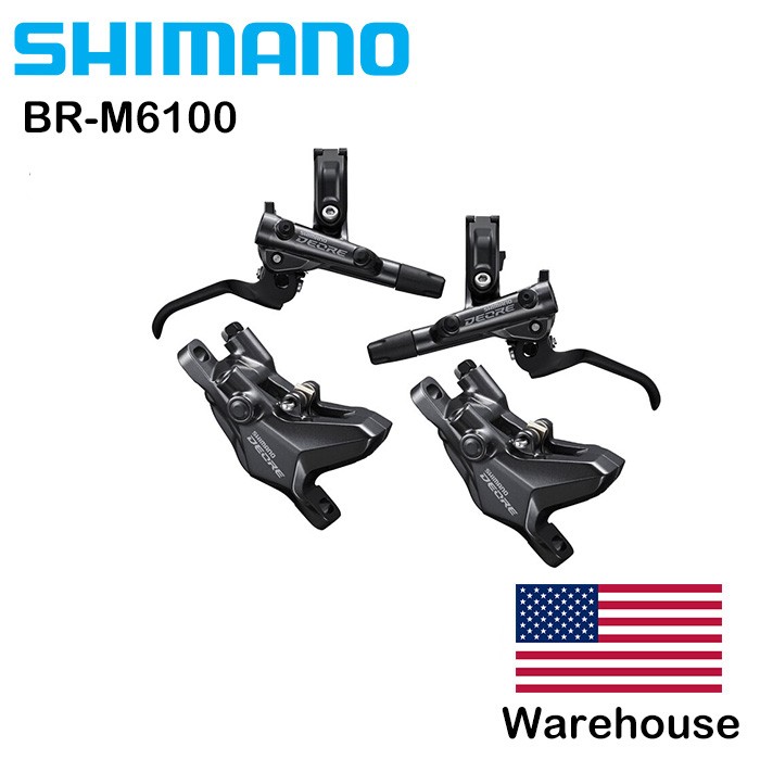 SHIMANO DEORE BR-BL-M6100 Bike MTB Hydraulic Disc Brake Set F&R J05A