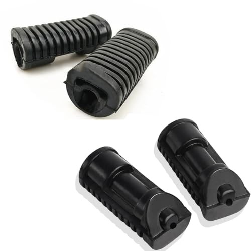 4 Pack Motorcycle Foot Pegs Rubber Pad Replacement Motorcycle Front Footpegs