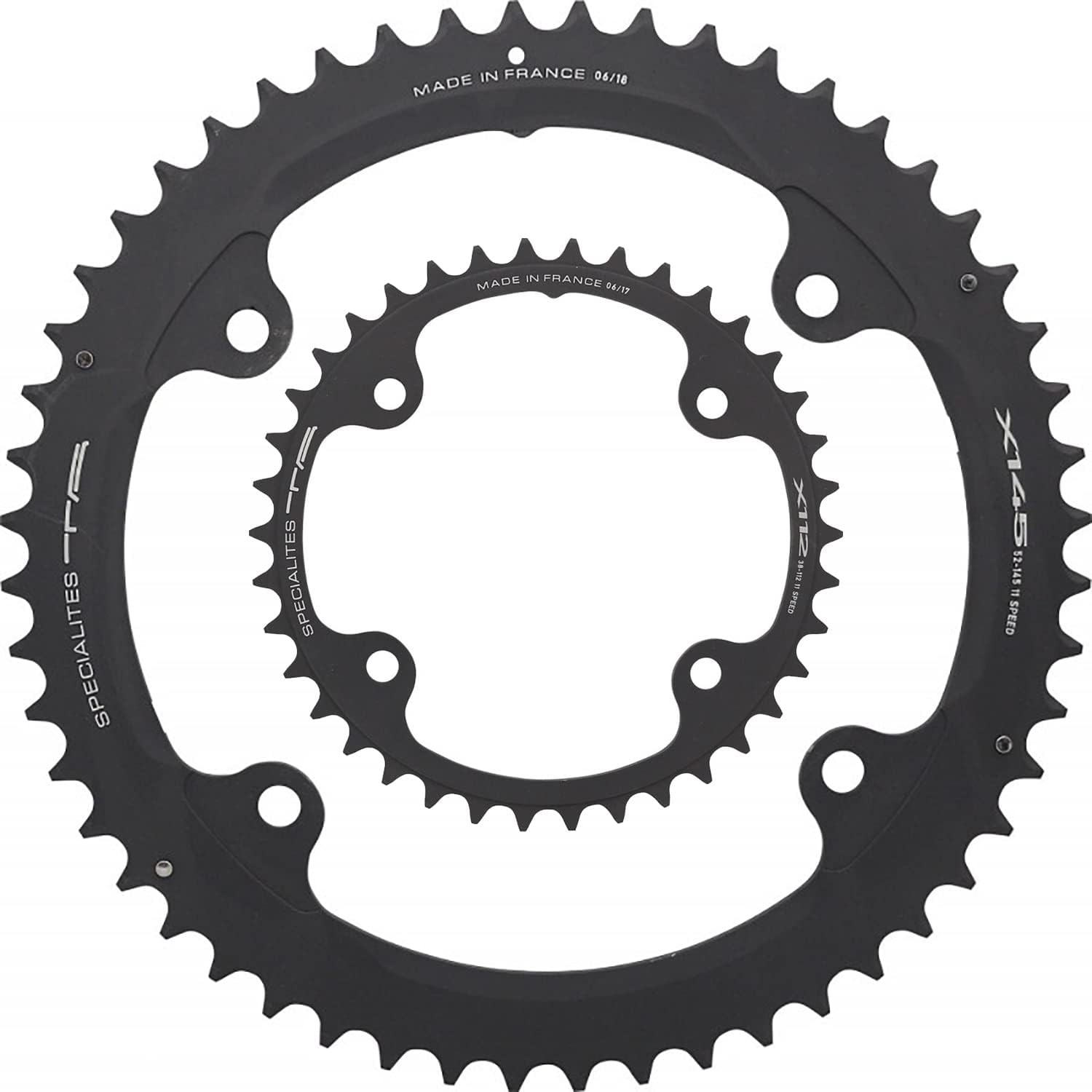 SPECIALITES Single Chainring 11S 39 Teeth – BCD 112mm in Anthracite