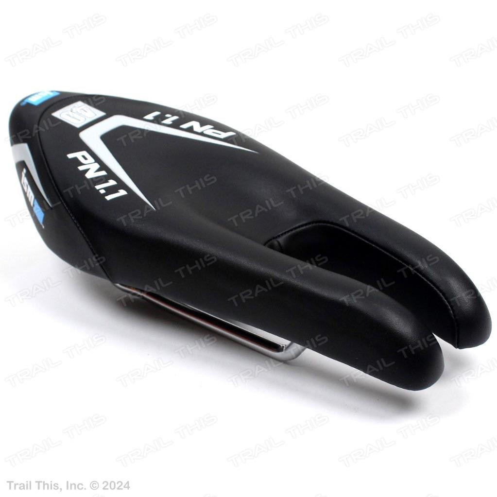 ISM PN 1.1 Split-Nose Road Bicycle Saddle Triathlon Time Trial 275 x 110mm Black
