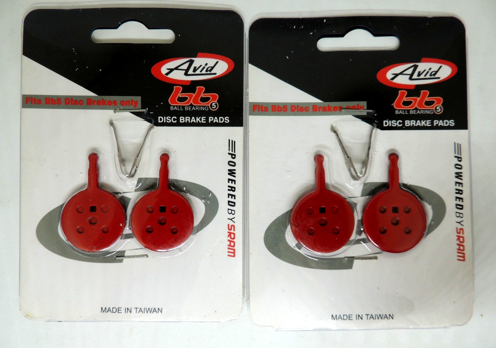 2 Pairs Avid BB5 Bicycle Disc Brake Pads for Avid Mechanical BB5 set