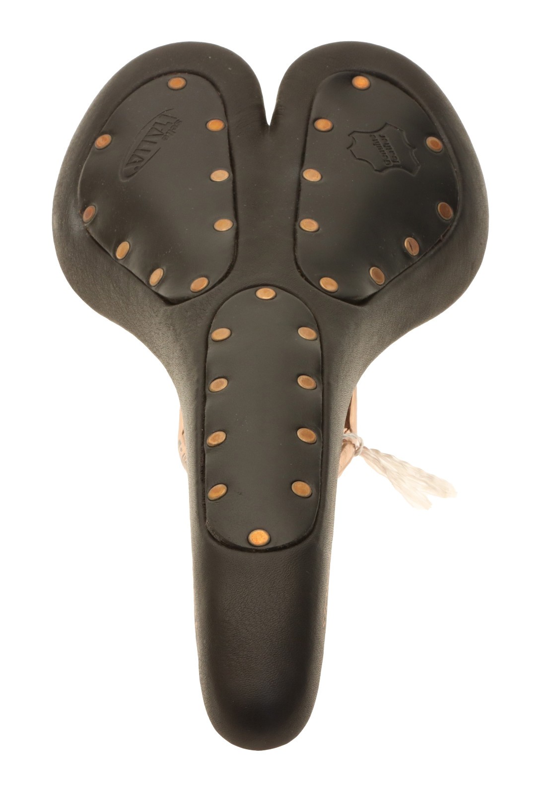 Selle Italia Storika Saddle Ti Alloy Rail Black Leather Copper Rivet NOS NIB NEW