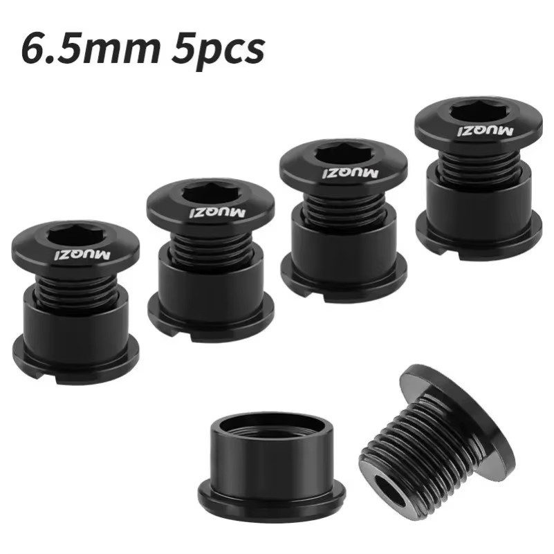 MUQZI 4/5pcs Chainring Bolts MTB Road Single Double Crank Screws 6.5/8.5mm