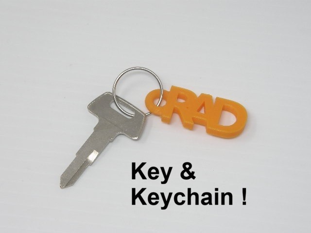 🔑RAD POWER BIKES Universal Battery Key & RAD Keychain ! 🔑