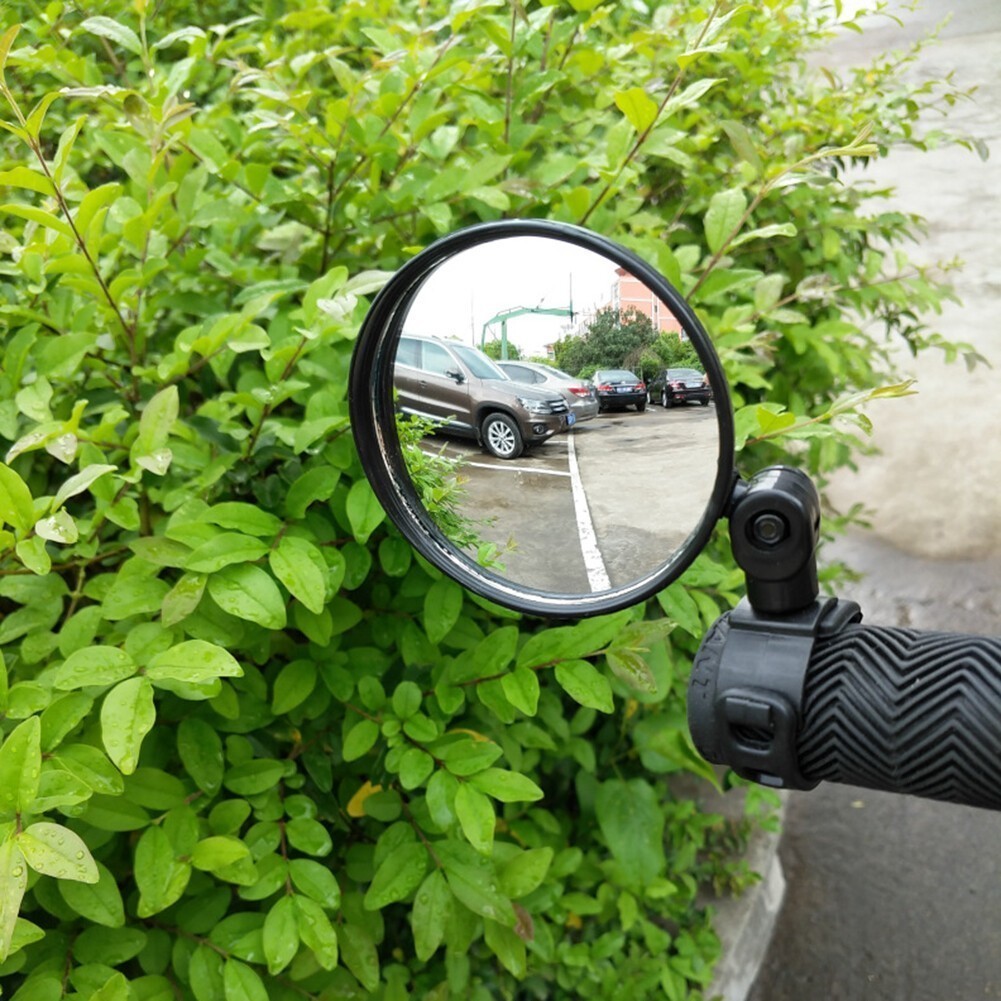 Ebike Bike Mirror Round MTB Road Handlebar Bicycle Rear Rearview Glass Cycling