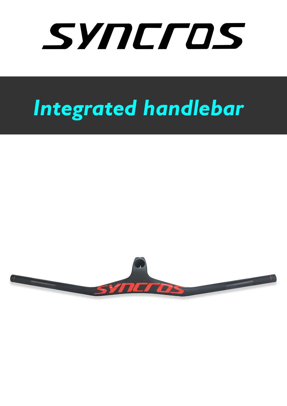 SYNCROS FRASER IC SL -17° MTB Carbon Bike Integrated Handlebar With Mount Holder