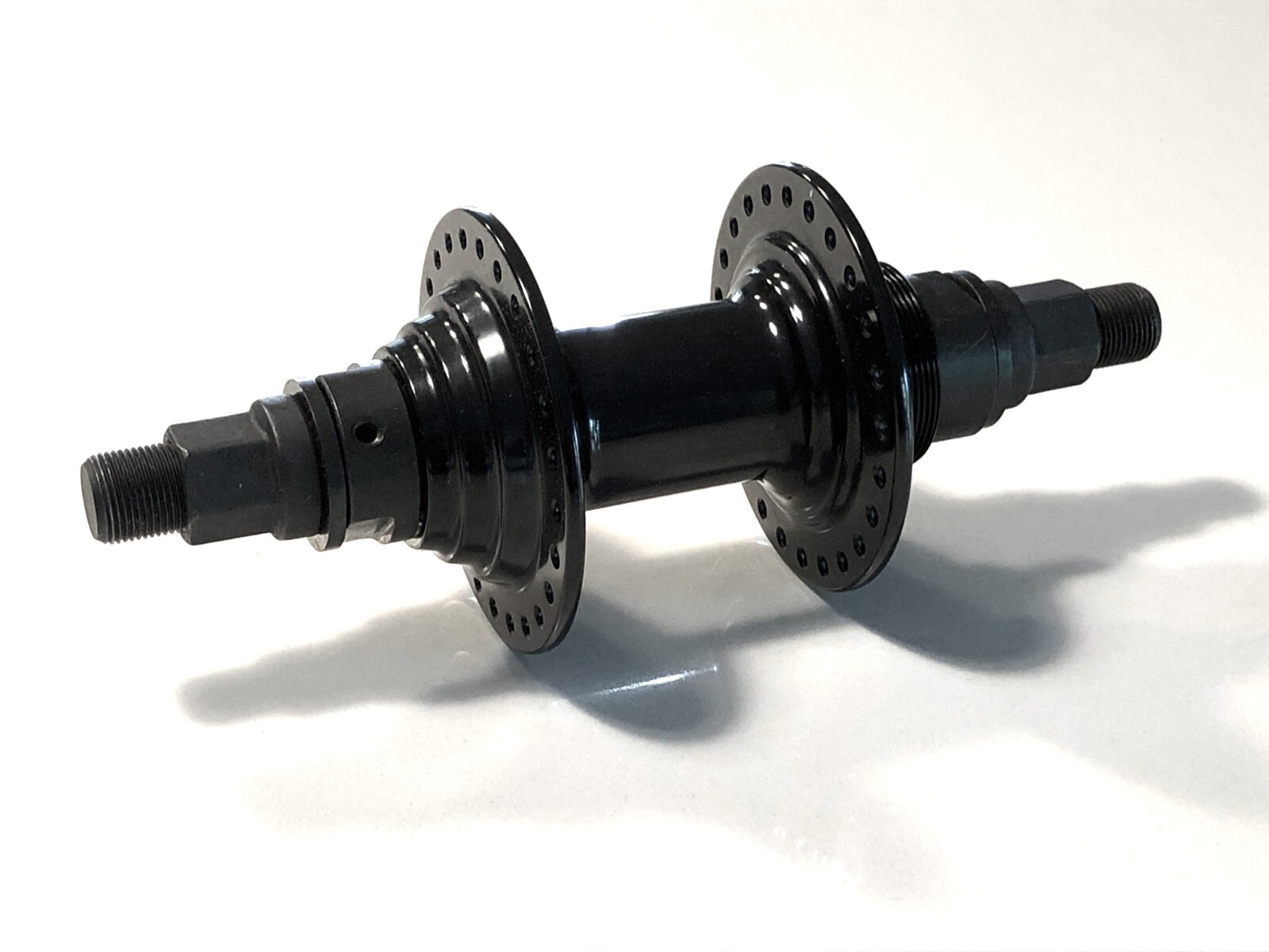 MANOWAR BMX Front and Rear Hubset 1S Freewheel 14mm Axle 48H Black Sealed NOS