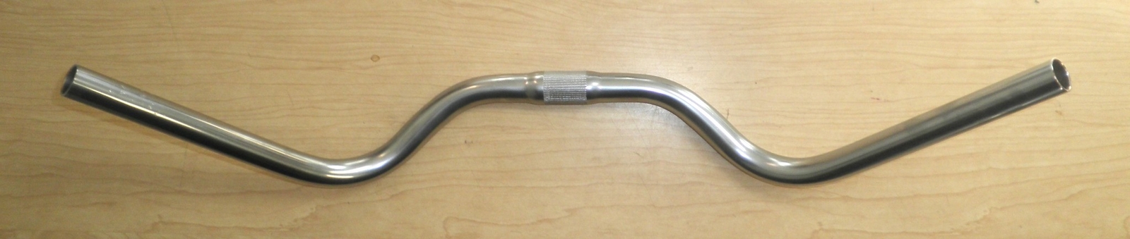 SILVER STEEL 610mm UPRIGHT HANDLEBAR BICYCLE BIKE PARTS 521