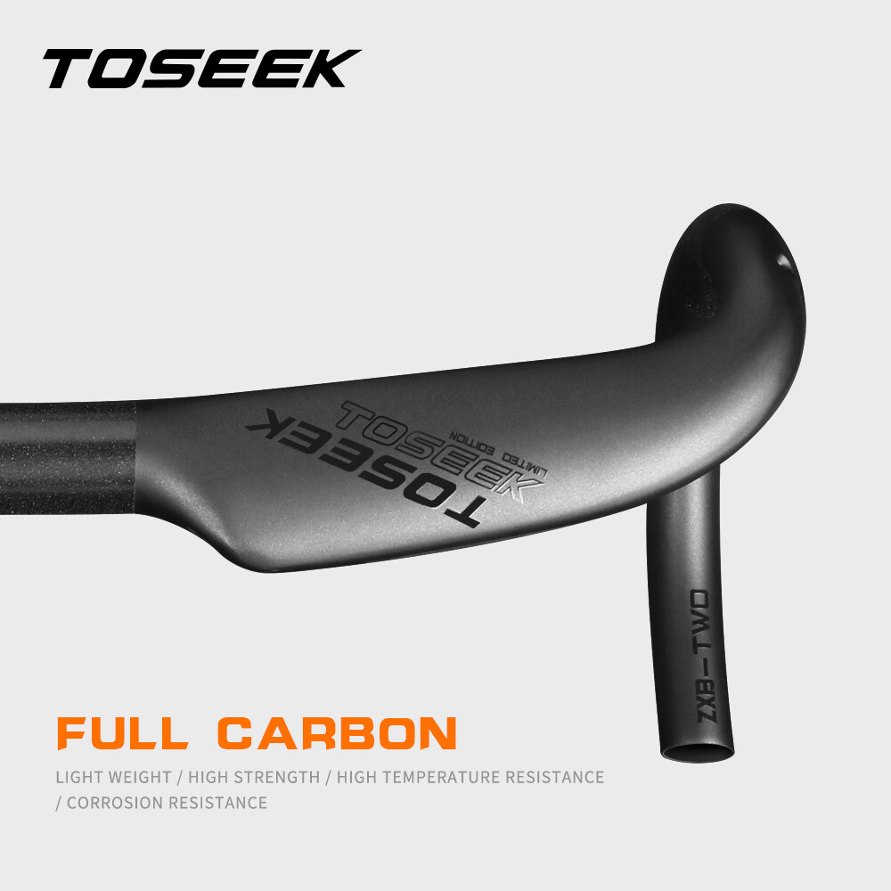 Carbon Fiber Bicycle Handlebar Road Bike Racing Aero Drop Bar 31.8*400/420/440mm