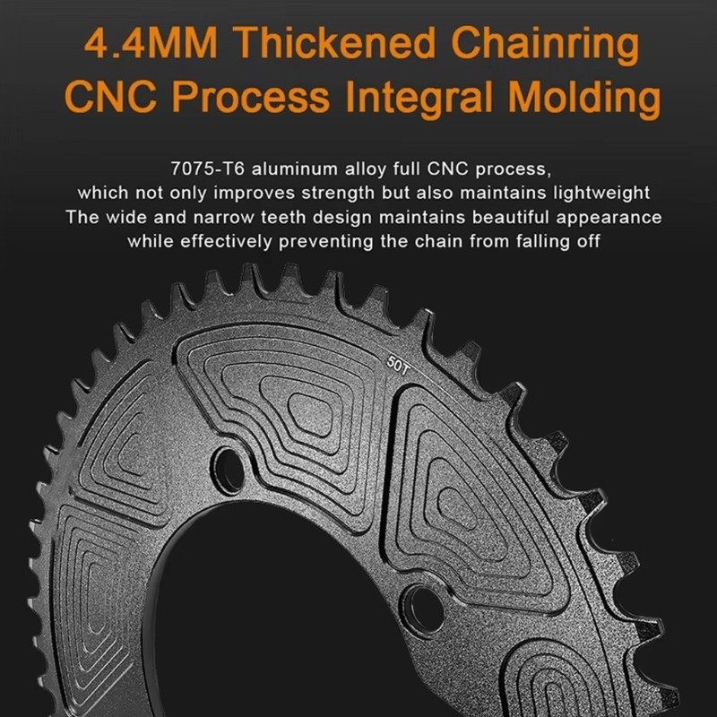 Aluminum Metal Round Narrow Wide Chainring for R7000 R8000 R9100 Bike Chainring