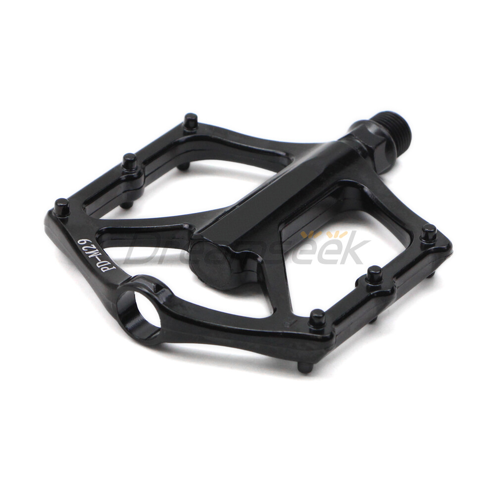 MTB Bike Pedal 9/16″ DU Bearing Sealed Flat Platform Mountain Bicycle Aluminum
