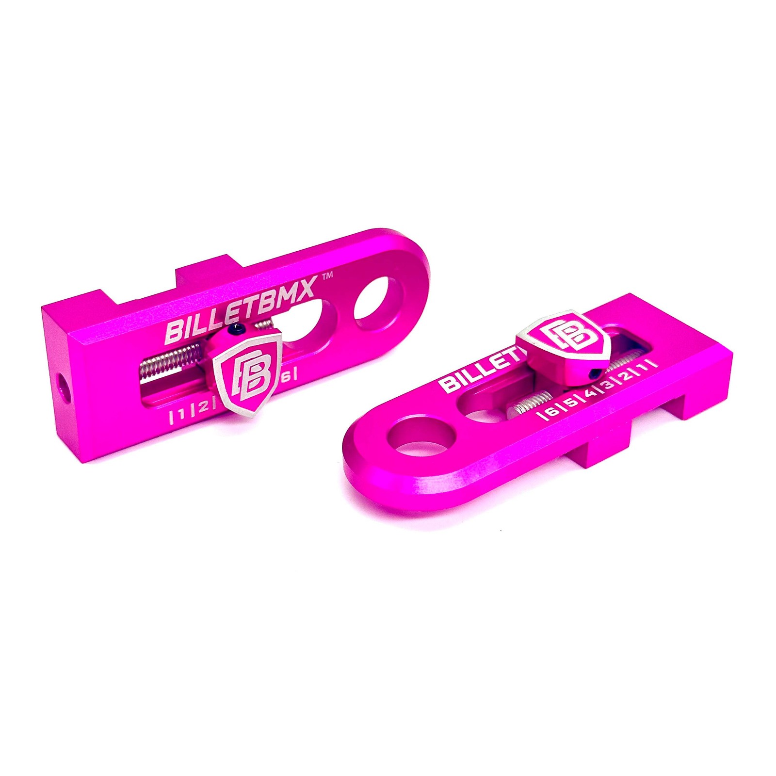BILLET BMX CHAIN TENSIONERS 3/8″ 10mm AXLE PAIR