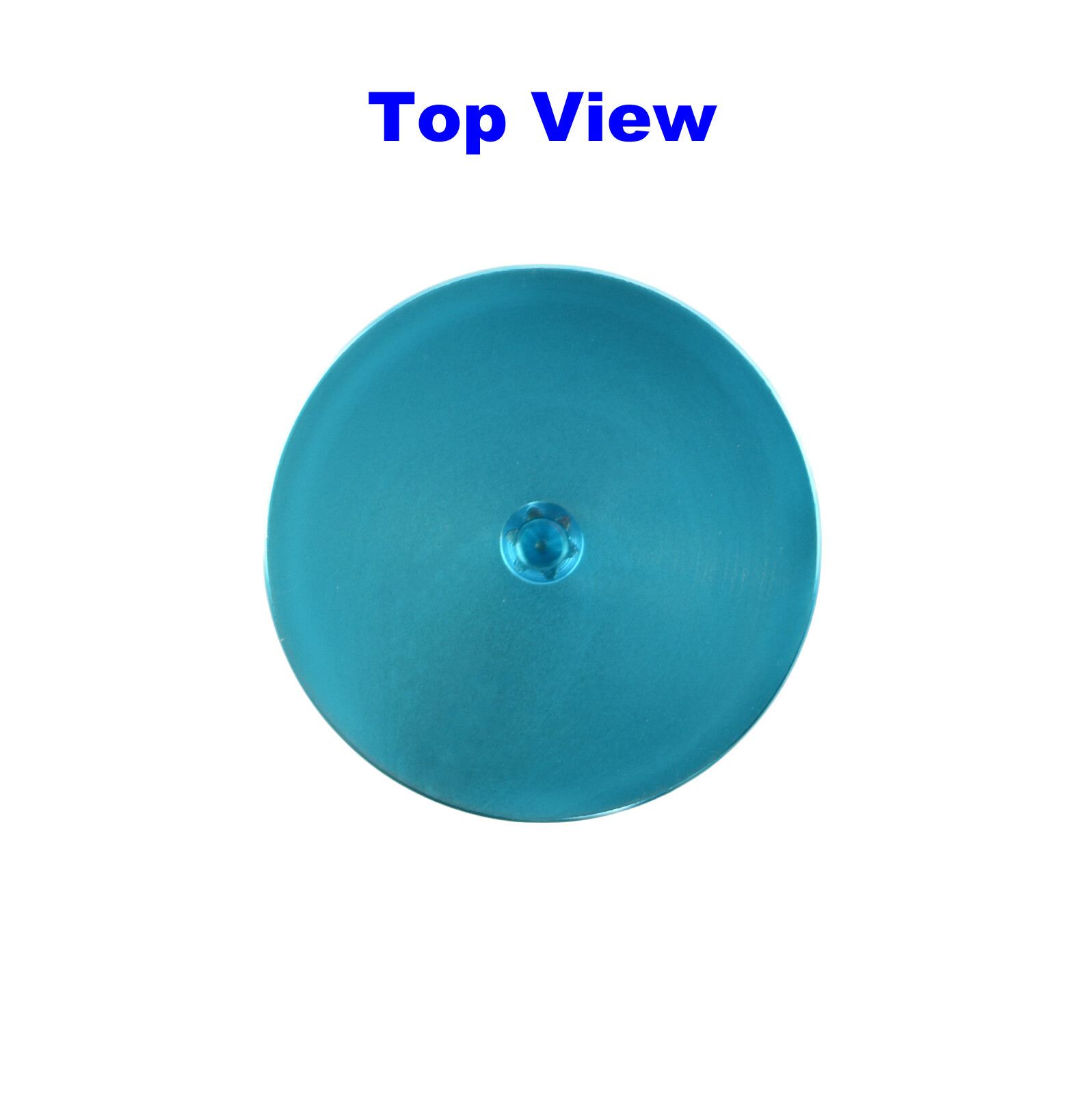 OMNI Racer WORLDS LIGHTEST Headset Top Cap & Bolt: JUST 3.4 grams!! LIGHT BLUE