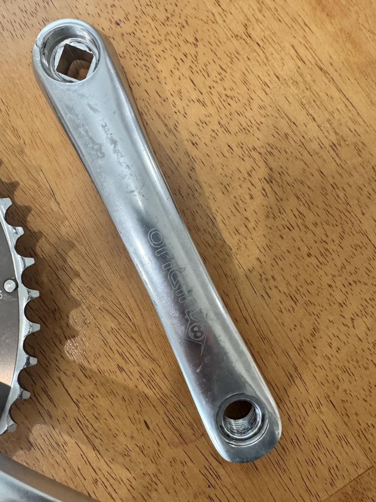 Origin8 Alloy Triple CrankSet 155mm Aluminum Square Taper Fsa Salsa Chainrings
