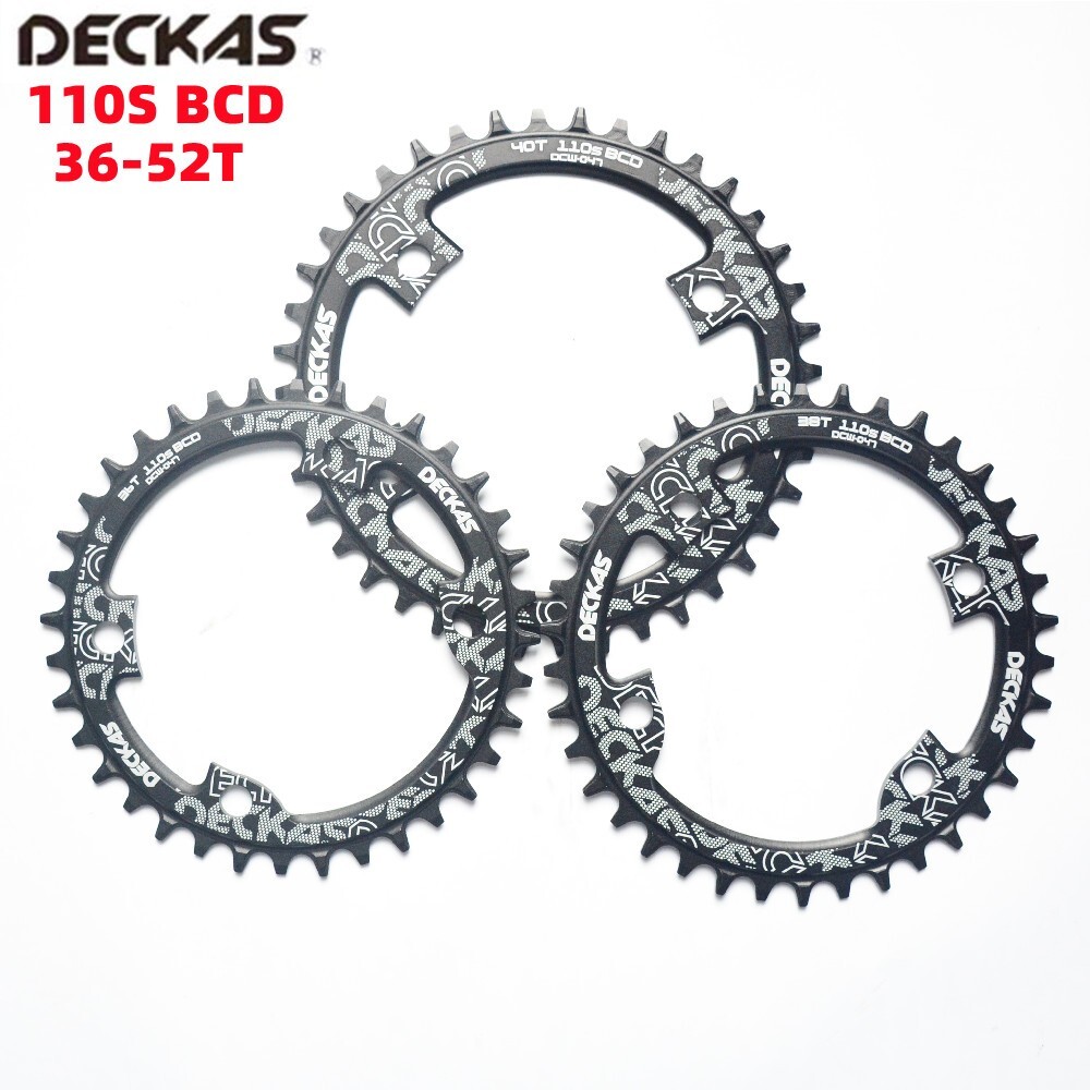 DECKAS Chainrings 110BCD Chain rings Perfect to R7100/R8100/R9200（36T-52T）