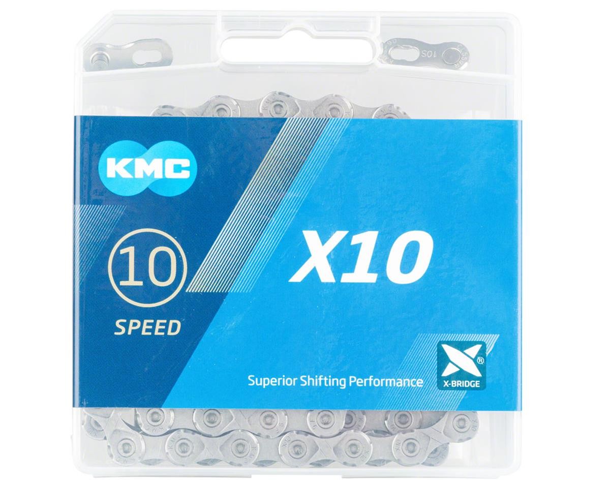 KMC X10 Chain (Grey) (10 Speed) (116 Links) [X10_GY/GY-116L]