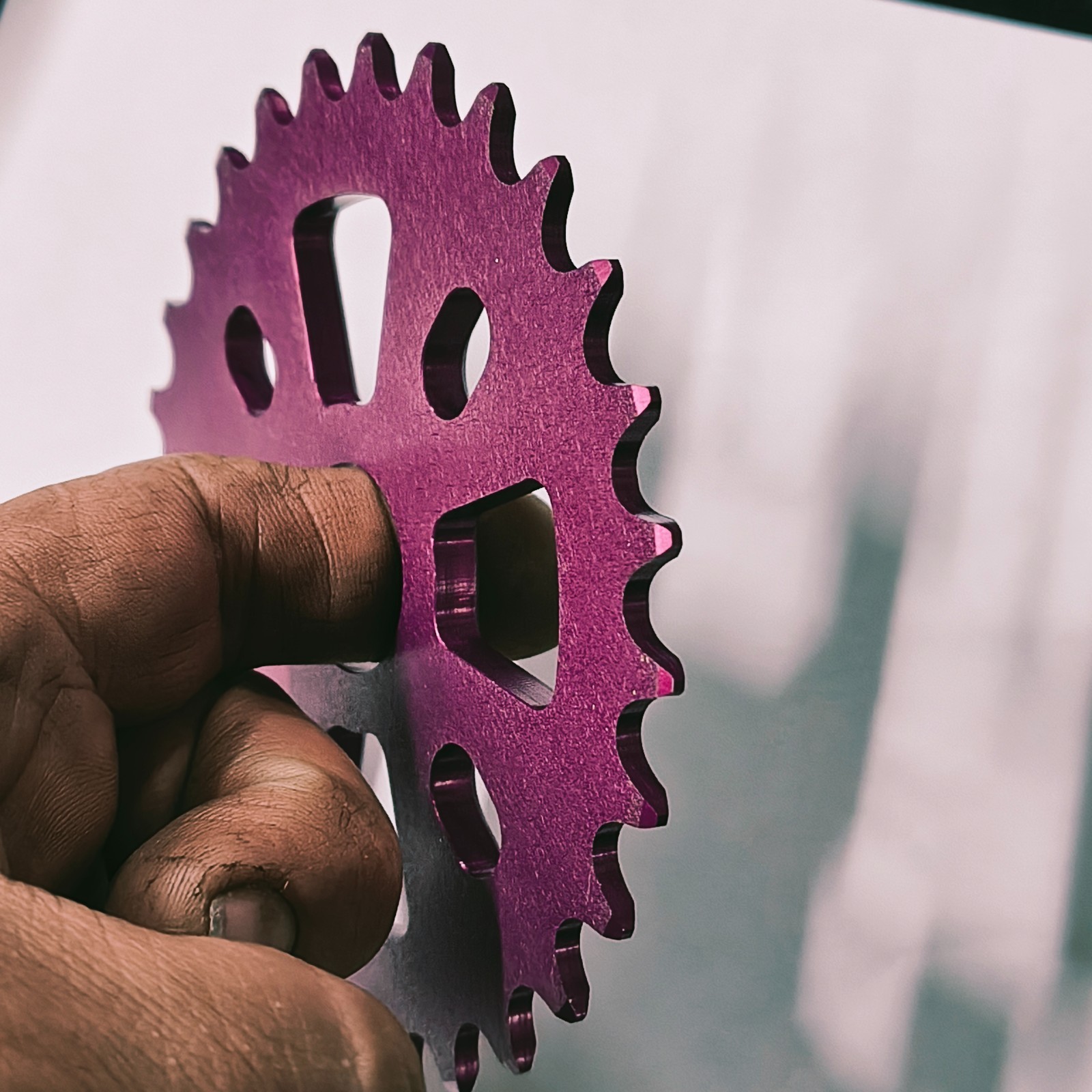 Purple-28T BMX Bike Sprocket Bicycle Chainring Made in USA-freestyle-gear-wheel