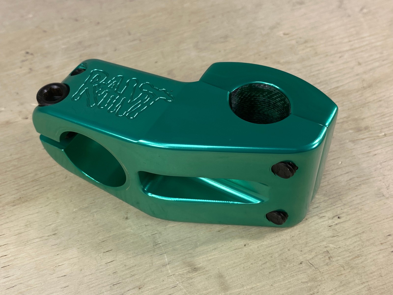 Rant Trill BMX Top Load Stem – Teal 1-1/8”