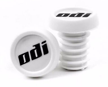 ODI BMX Bicycle Handlebar «THUG PLUGS» Bar Ends Plugs (PAIR) – WHITE
