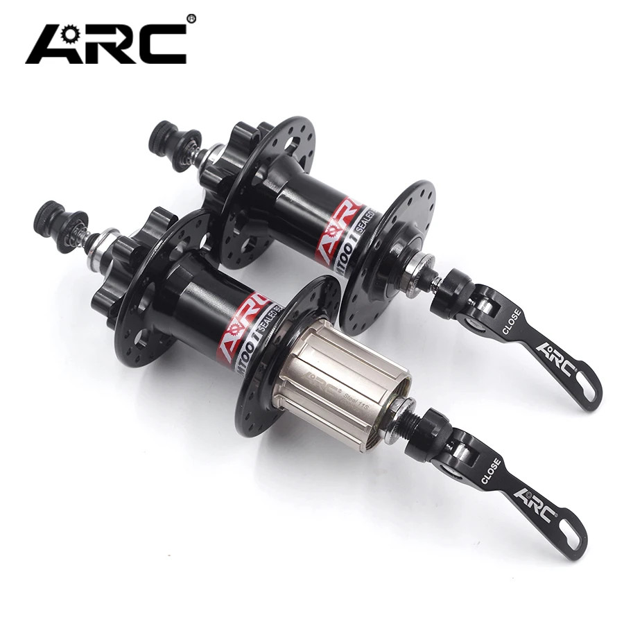 MT001 MTB Mountain Bike Hub 32 36 Holes 9X100 Front 10X135 Rear QR Axle 6 Bolt D
