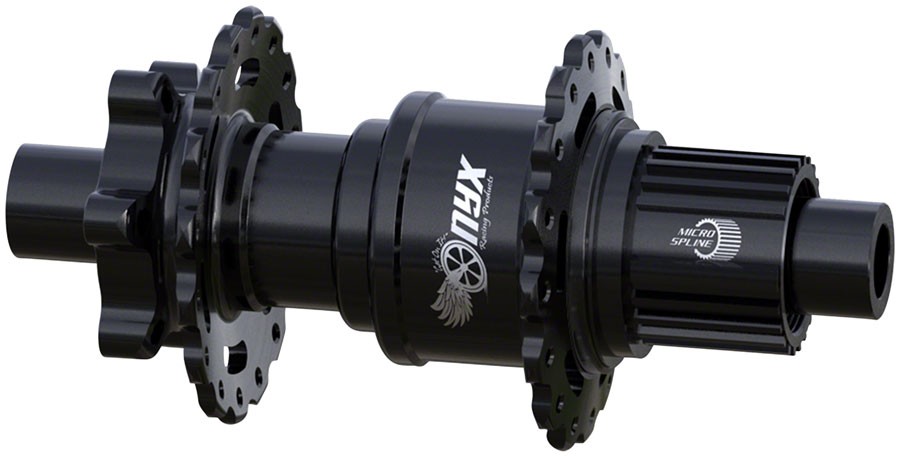 Onyx Vesper Rear Hub – 12 x 148mm, 6-Bolt, Black, 28H, Micro Spline
