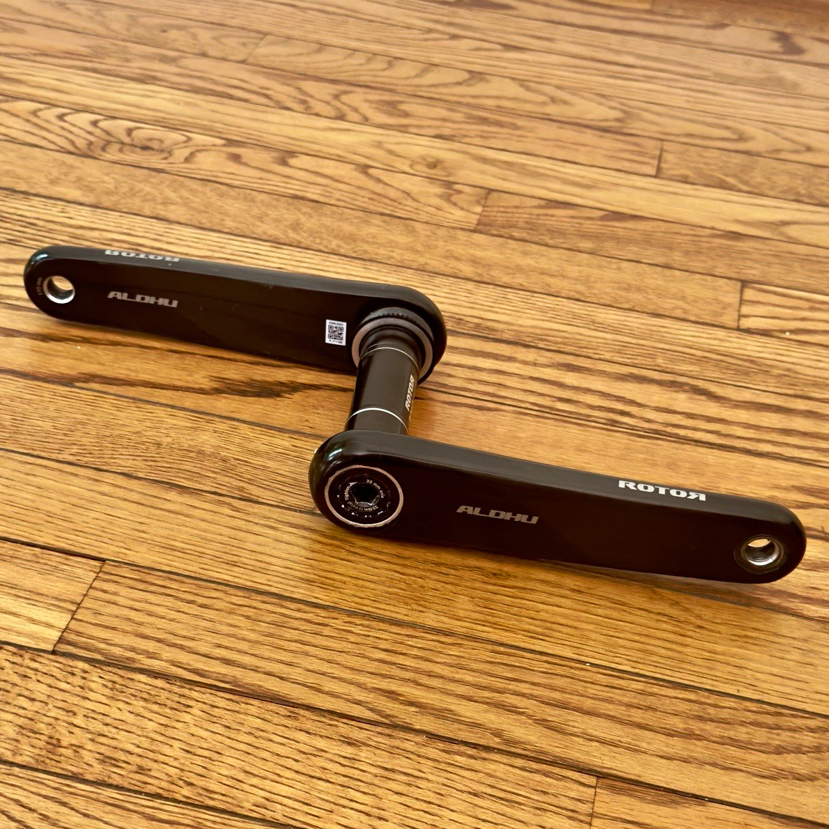 ROTOR ALDHU Carbon Road Crank Arms 170mm w/30mm Road Axle Spindle