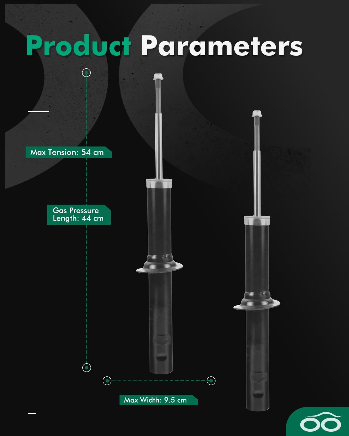 Scitoo Front Shocks Set Of 2 For Crv Shocks Absorbers And Struts Fits 1997 1998