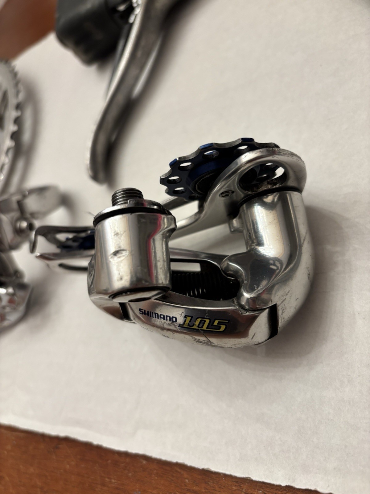 Shimano 105 Road Groupset Kit Crankset Cassette F/R Derailleurs BB + 9 SpChain