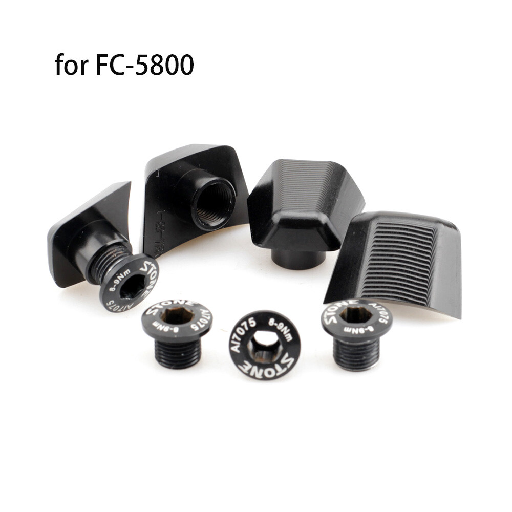STONE Chainring Bolts Alloy Chainwheel Screws Nuts for FC-9000 R7000 R8000 R9100