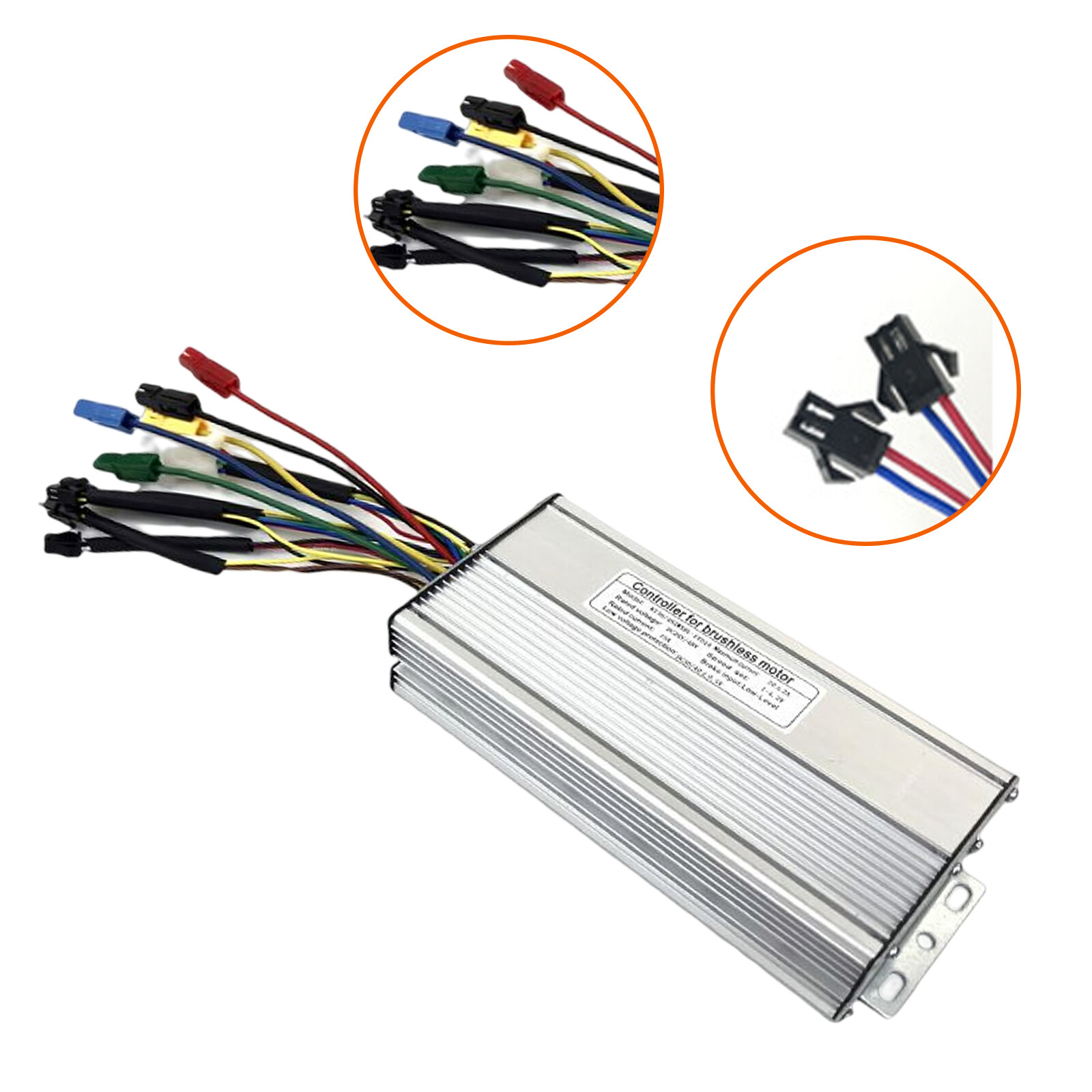 KT 30A DC 36V 48V 1500W Brushless DC Sine Wave For Ebike Controller Regenerative