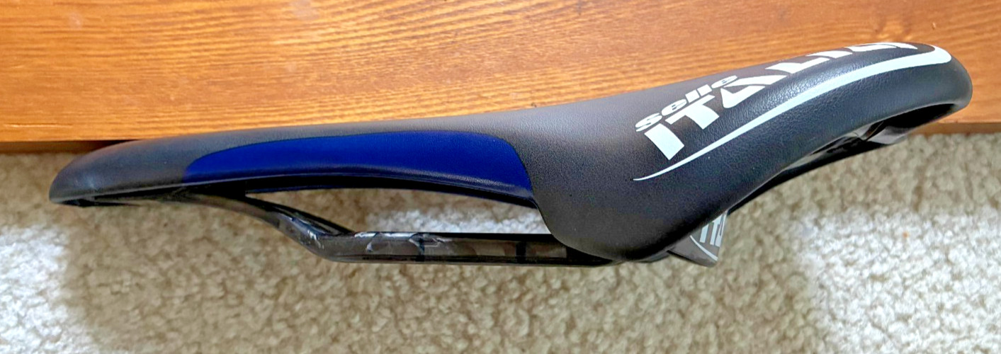 Selle Italia Team Edition Saddle 132mm Carbon Rails Blue/black Pro Team