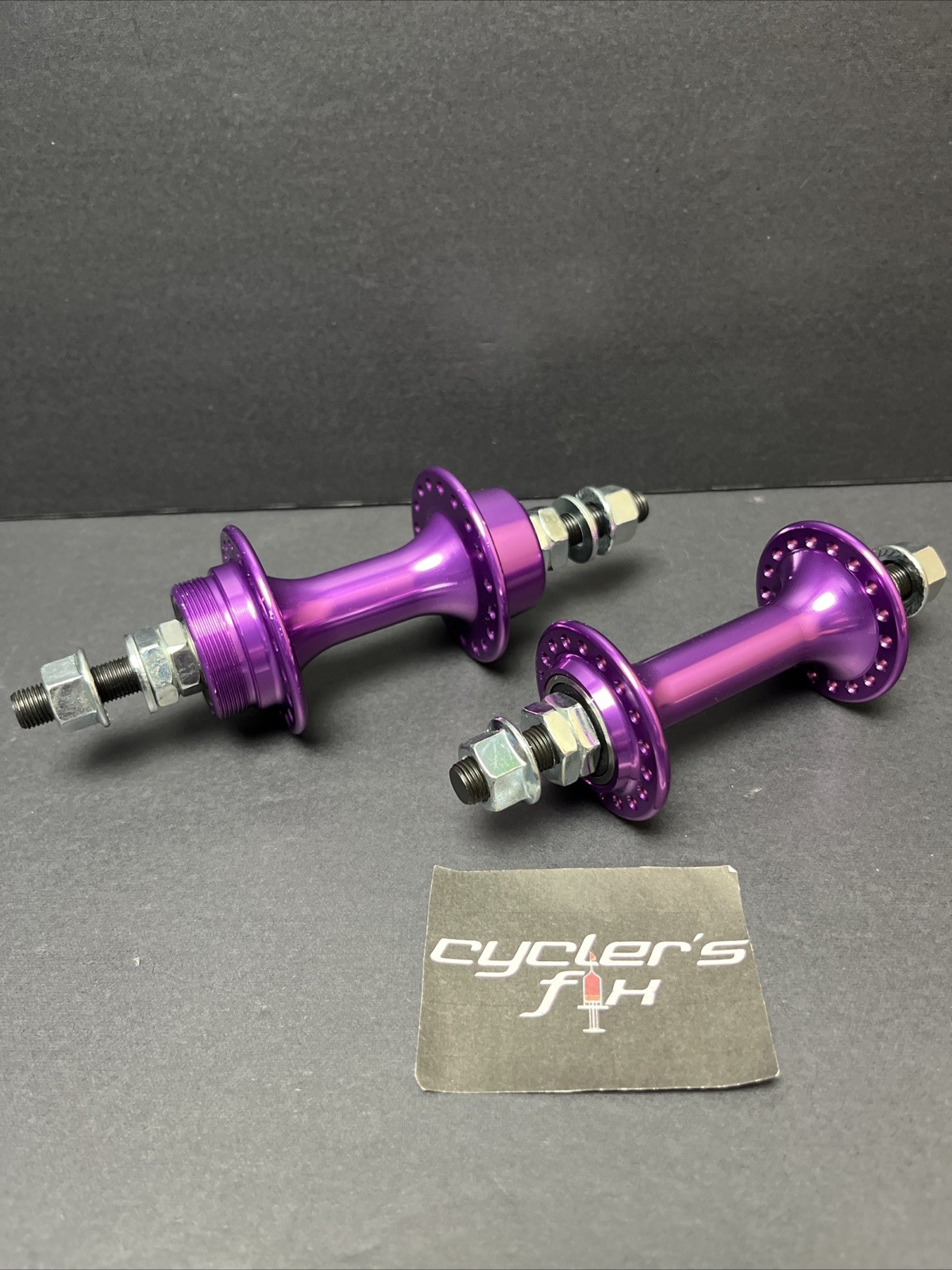 36H Sealed Low Flange Anodized Purple Alloy Bmx Bike Bicycle Hub Set Fit Haro GT
