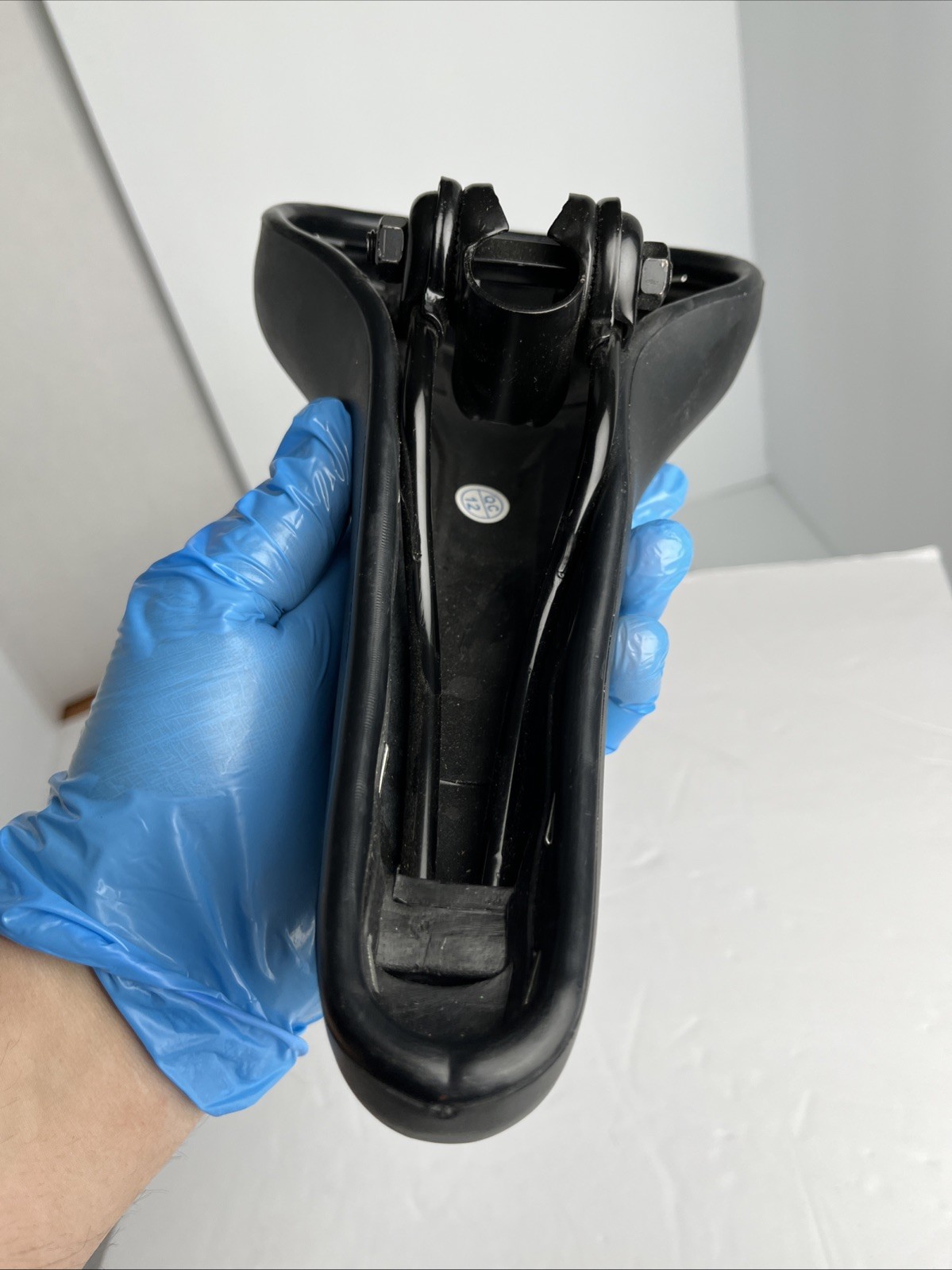 Unbranded Bicycle Bike Seat Saddle 11”in Black “QC/12” Stamped “sheng Yi”