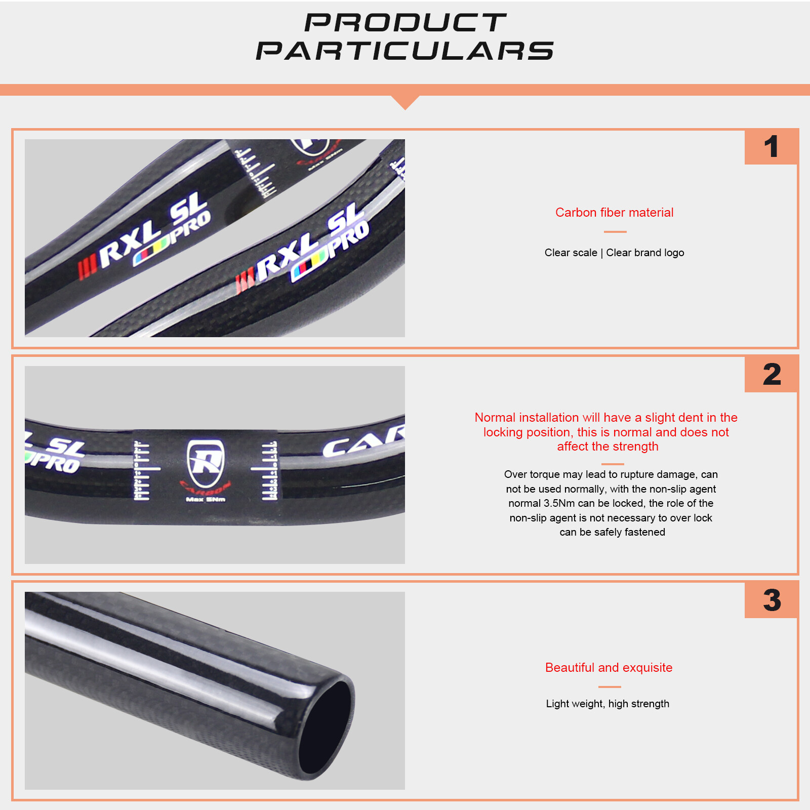 MTB Carbon Riser Handlebar 31.8*720/740/760mm Mountain Bike One-shaped Handlebar