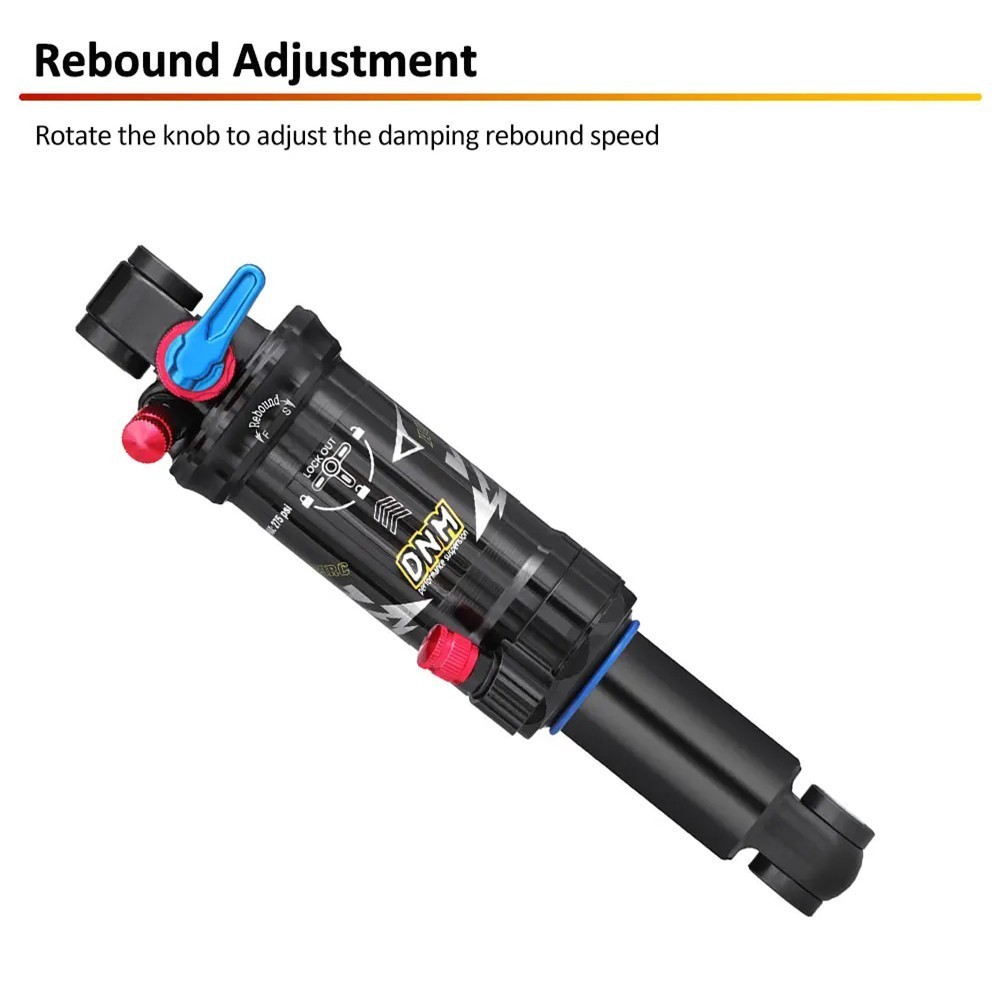 DNM AO-39RC MTB Bike Rear Shock Absorber 165/190/200mm Air Suspension Bike Pump