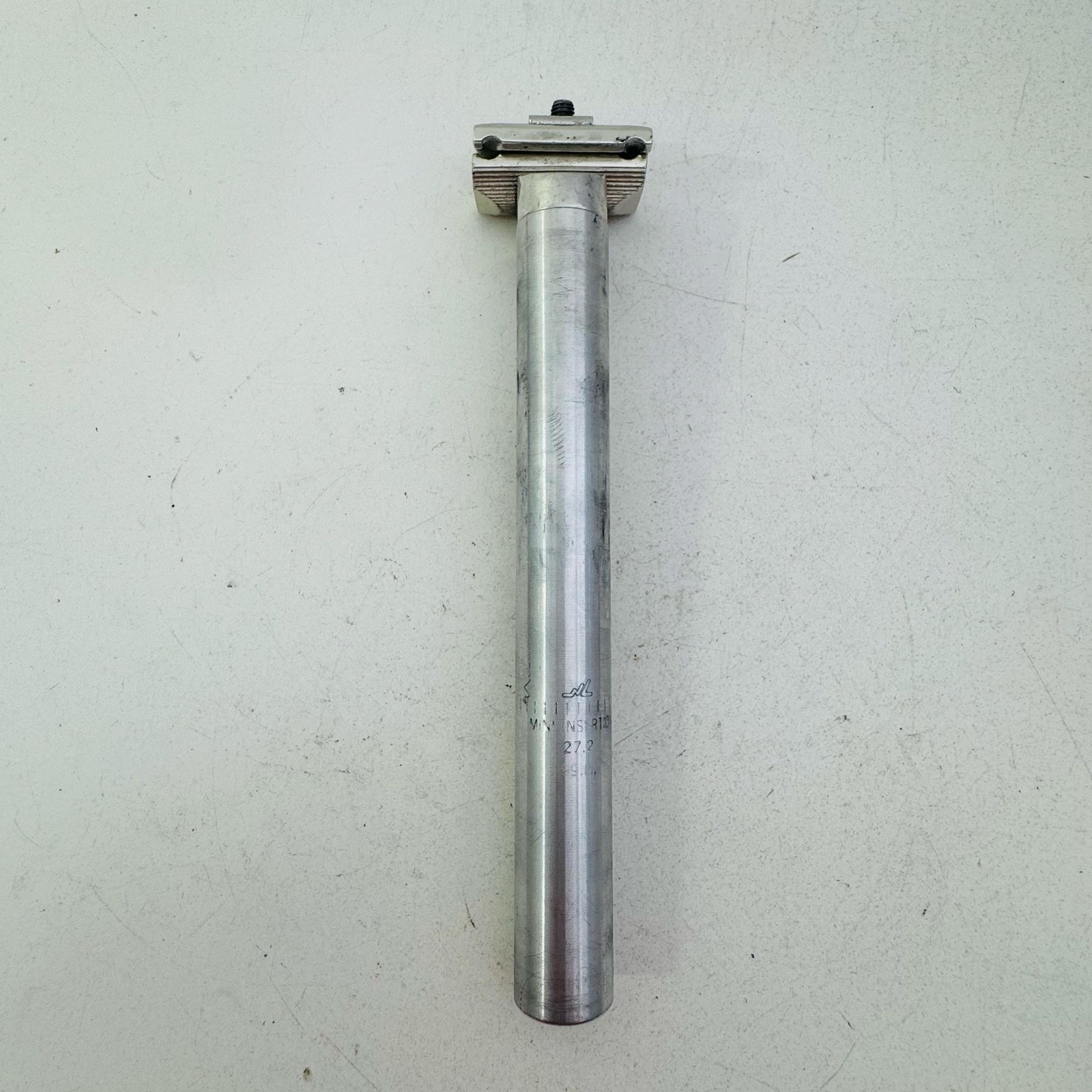 Vintage NL MTB Seatpost 27.2mm Alloy 250mm Silver 1999 Road Universal Bike A41