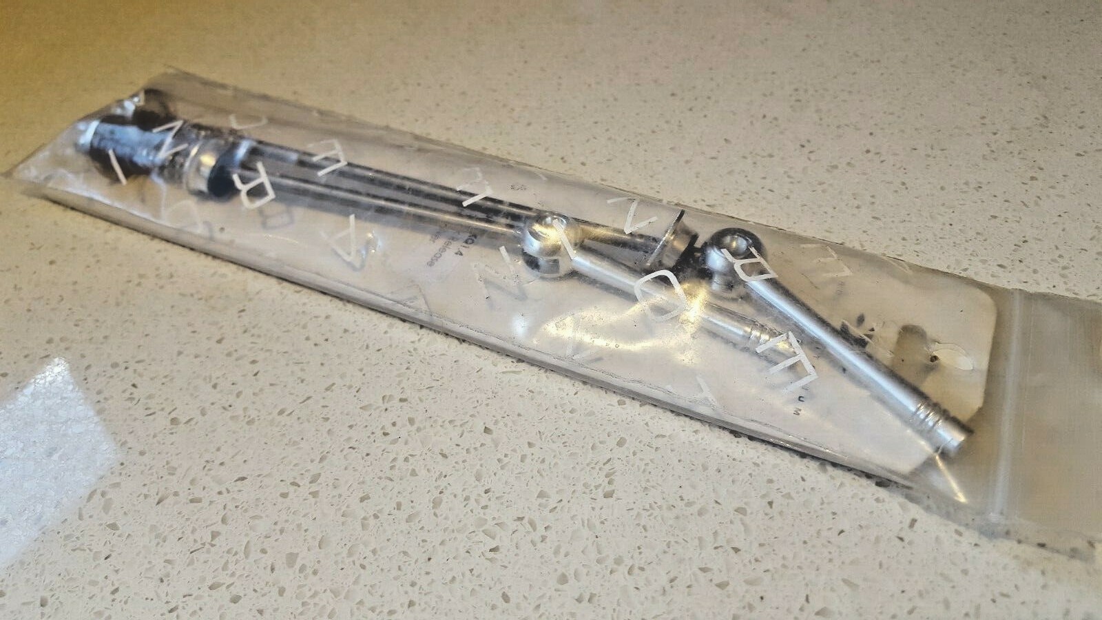 SKEWERS, Titanium & Alloy, «AEROZINE» 45 g, a pair, Quality, Strong & SILV Anod.