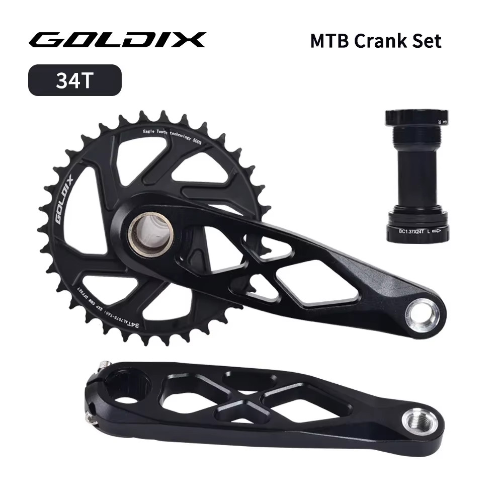 MTB Crankset BSA 24Mm 165Mm 170Mm 175Mm Direct Mount R-SPEC Trail Hollow Bike Cr