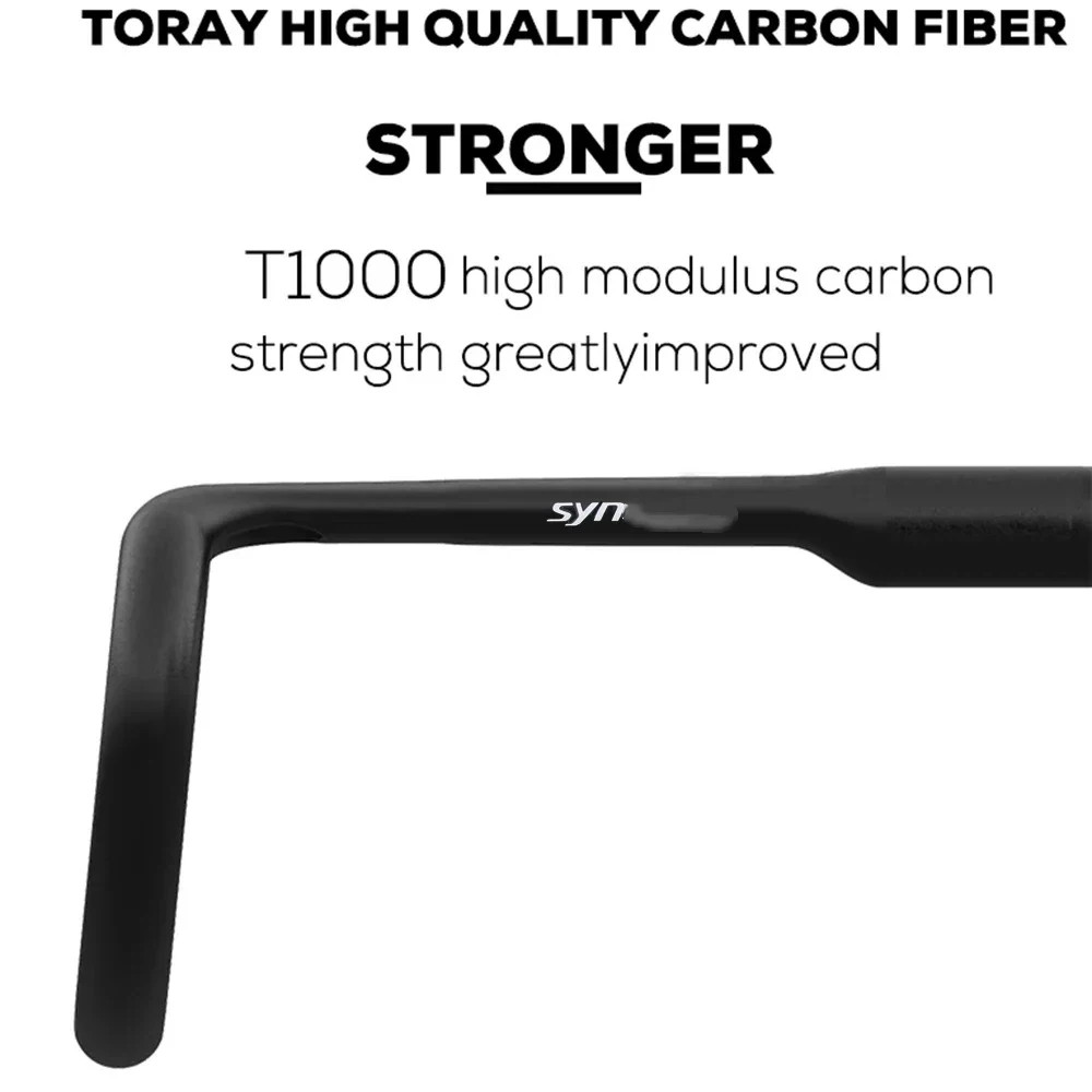 Road Bicycle Handlebar 380/400/420/440mm Matt Fully Internal Routing HandleBar