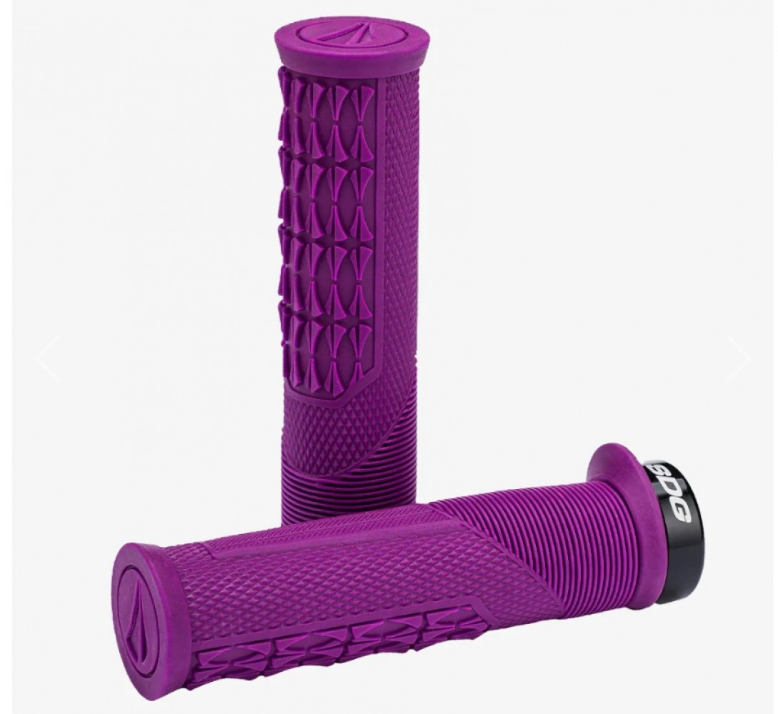 SDG Locked On Comfort Open Core Thrice Grips – MTB Lock-on Grip Multiple colors