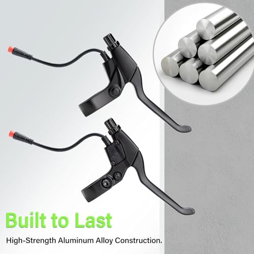 E-Bike Brake Lever, Left&Right E-Bike Replacement Parts (1 Pair), 2 Pin