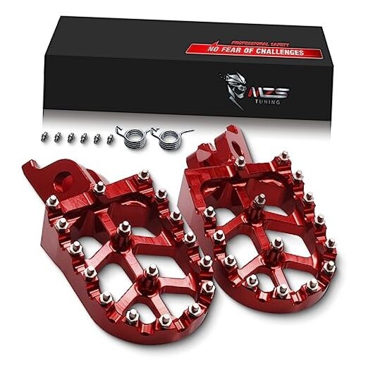 Dirt Bike Foot Pegs, CNC CR125/250, CRF150R/250L/250R/250X/450R/450X/1000L