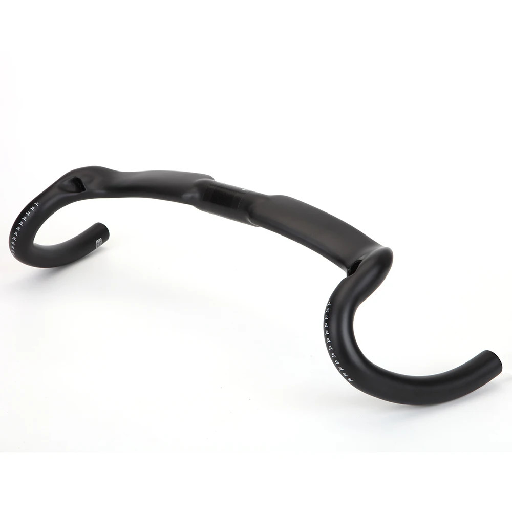 Carbon Fiber Gravel Mountain Bike Handlebar Internal Cable Routing 30 Degrees
