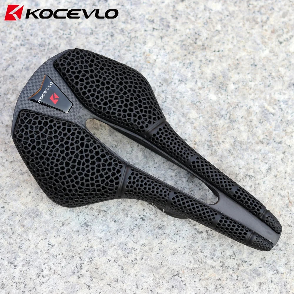 3D Printed Carbon Saddle for XC Road Gravel MTB Off-Road Bike Cycling Parts