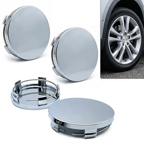 4PCS Wheel Center Caps, 2.36″ OD ABS Snap-in Hub Cap, Anti-Falling Rust-Proof