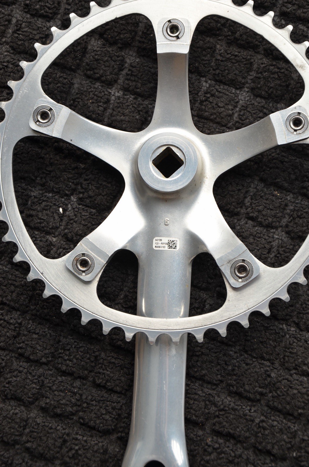 Campagnolo Record Pista 165MM Track Crankset 48T Fixed Gear